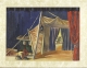 Boceto del decorado, representación de El Payaso, 1956